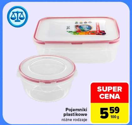 Pojemniki plastikowe