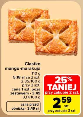 Ciastko Mango-Marakuja