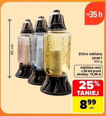 Znicz szklany 264KT
