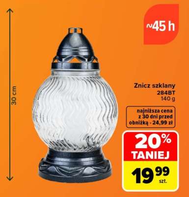 Znicz szklany 284BT