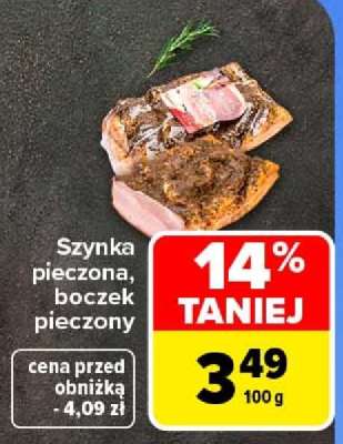 Szynka pieczona, boczek pieczony
