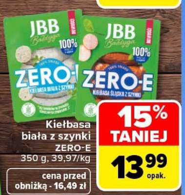 Kiełbasa biała z szynki ZERO-E