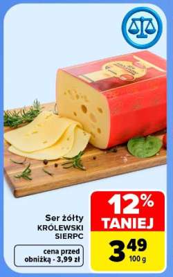 Ser żółty KRÓLEWSKI SIERPC
