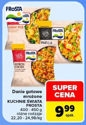 Danie gotowe mrożone KUCHNIE ŚWIATA FROSTA