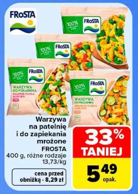 Warzywa na patelnię i do zapiekania mrożone FROSTA