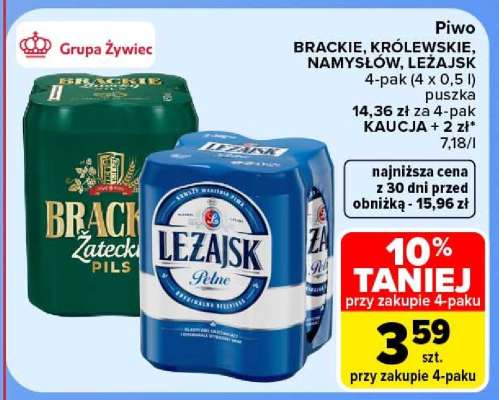 Piwo BRACKIE, KRÓLEWSKIE, NAMYSŁÓW, LEŻAJSK