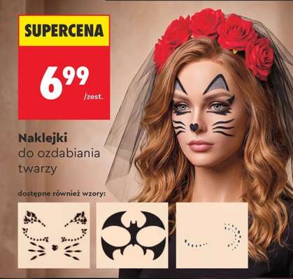 Naklejki do ozdabiania twarzy