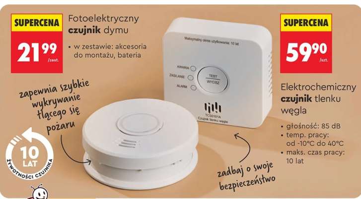 Fotoelektryczny czujnik dymu