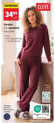 Sweter lub spodnie damskie