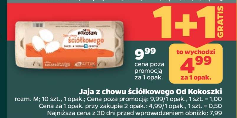 Jaja z chowu ściółkowego Od Kokoszki