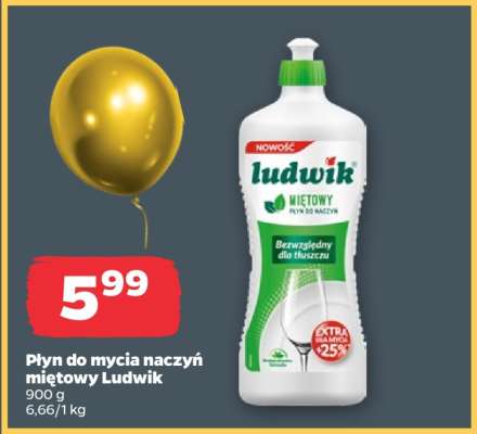 Płyn do mycia naczyń miętowy Ludwik