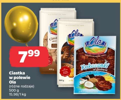 Ciastka w polewie Ola