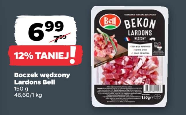 Boczek wędzony Lardons Bell