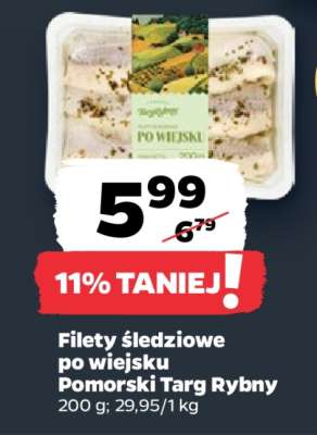 Filety śledziowe po wiejsku Pomorski Targ Rybny