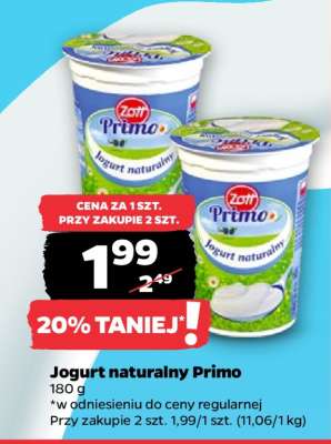 Jogurt naturalny Primo