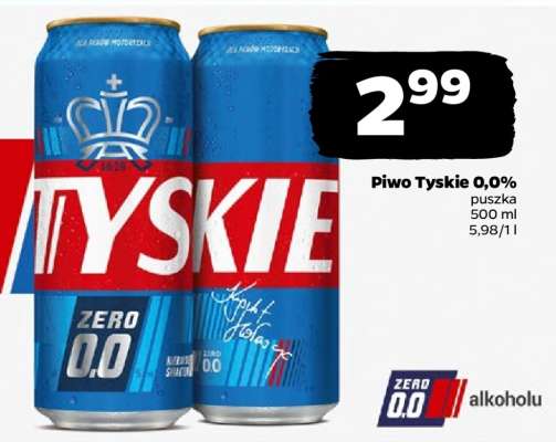 Piwo Tyskie 0,0%