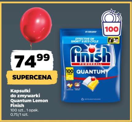 Kapsułki do zmywarki Quantum Lemon Finish