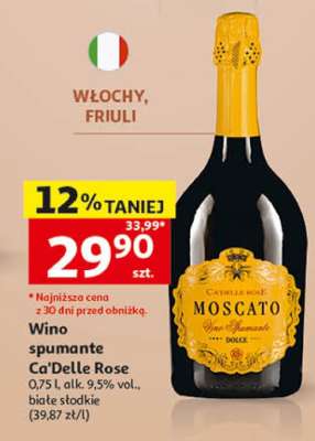 Moscato, Vino Spumante Dolce