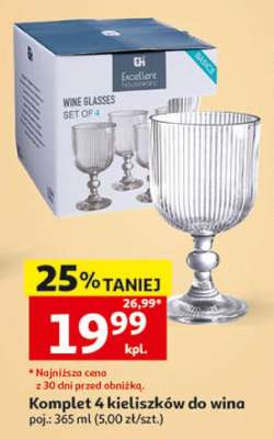 Komplet 4 kieliszków do wina