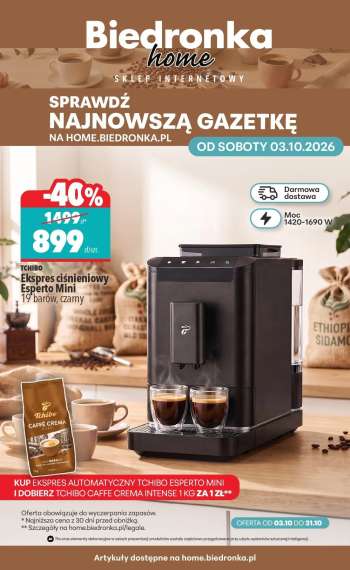 Gazetka Biedronka - 3.10.2026 - 31.10.2026.