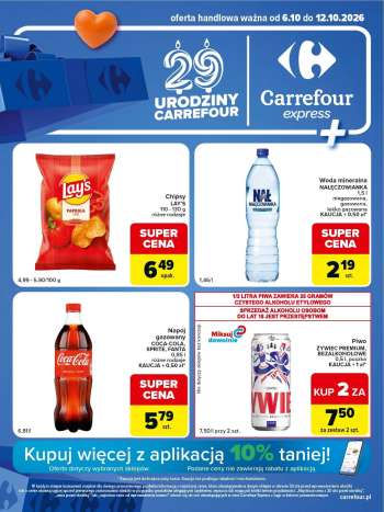 Gazetka Carrefour Express - 6.10.2026 - 12.10.2026.