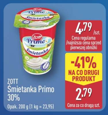 ZOTT Śmietanka Primo 30%