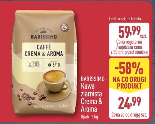 BARISSIMO Kawa ziarnista Crema & Aroma