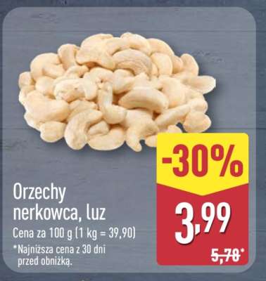Orzechy nerkowca, luz