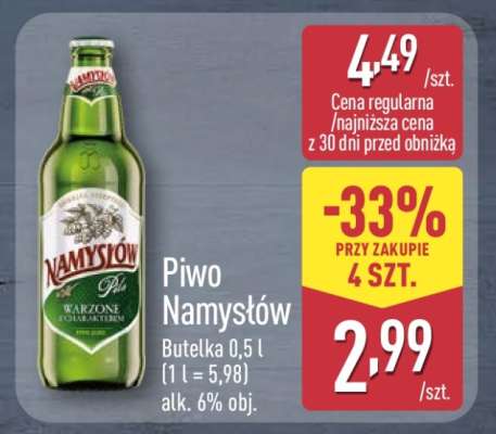 Piwo NAMYSŁÓW