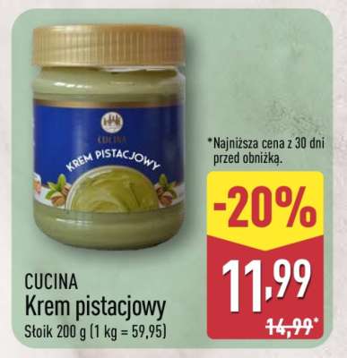 CUCINA Krem pistacjowy