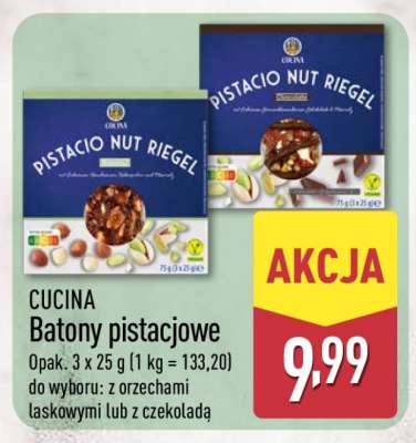 CUCINA Batony pistacjowe