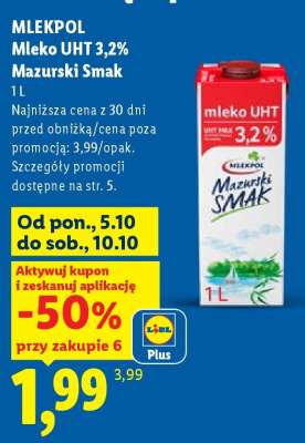 MLEKPOL Mleko UHT 3,2% Mazurski Smak