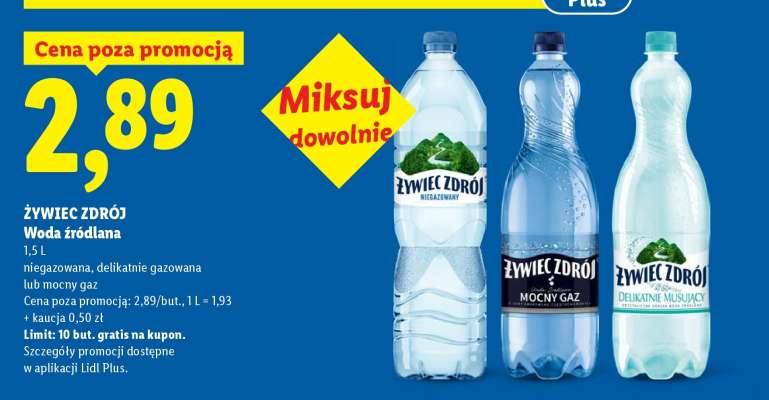 ŻYWIEC ZDRÓJ Woda źródlana