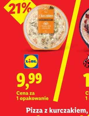 Pizza z kurczakiem