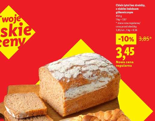 Chleb żytni bez drożdży