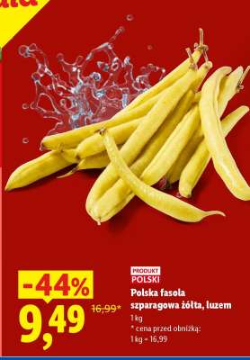 Polska fasola szparagowa żółta, luzem