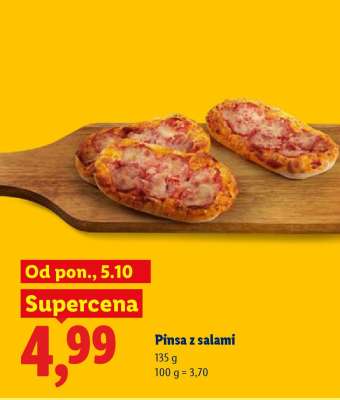 Pinsa z salami