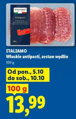ITALIAMO Włoskie antipasti, zestaw wędlin