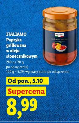 ITALIAMO Papryka grillowana w oleju słonecznikowym
