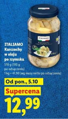 ITALIAMO Karczochy w oleju po rzymsku