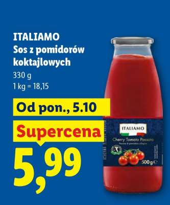 ITALIAMO Sos z pomidorów koktajlowych