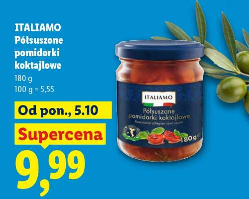 ITALIAMO Półsuszone pomidorki koktajlowe