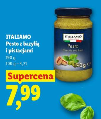 ITALIAMO Pesto z bazylią i pistacjami