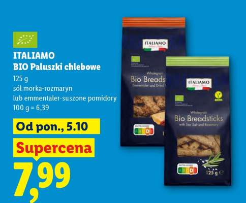 ITALIAMO BIO Paluszki chlebowe