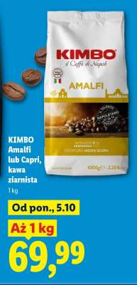 KIMBO Amalfi lub Capri, kawa ziarnista