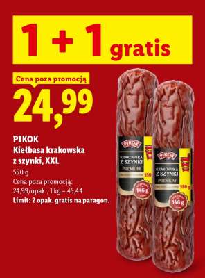 PIKOK Kiełbasa krakowska z szynki, XXL