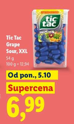 Tic Tac Grape Sour, XXL