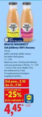 BRACIA SADOWNICY Sok jabłkowy 100% tłoczony