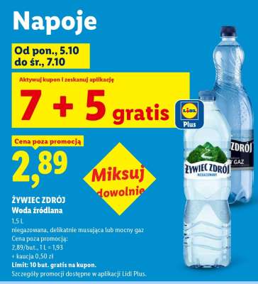 ŻYWIEC ZDRÓJ Woda źródlana