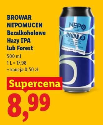 BROWAR NEPOMUCEN Bezalkoholowe Hazy IPA lub Forest